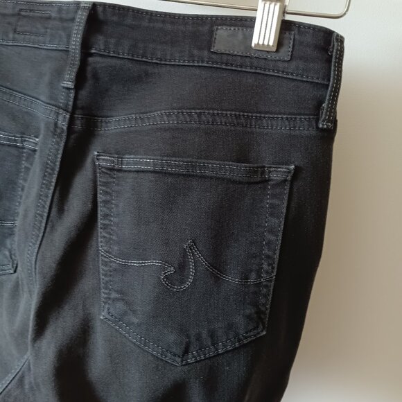 AG - Adriano Goldschmied Farrah Dark Grey Skinny Jeans - Size 27 - Picture 6 of 9